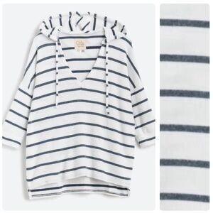 Chaser Olsenn Brushed Hooded Knit Top